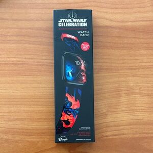 NIB Disney Star Wars Celebration Smart Watch Band - "Darth Vader Rage"